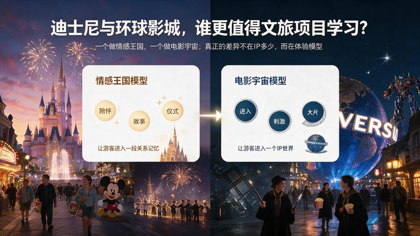 迪士尼与环球影城,谁更值得文旅项目学习?文章缩略图